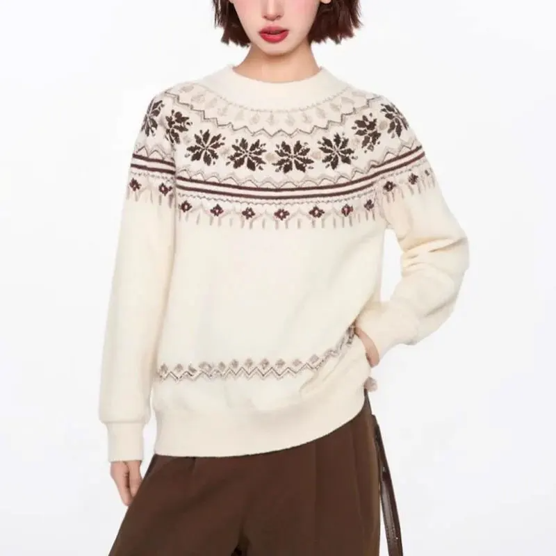 Vintage Fashion Faire - American Retro Fair Isle Knitted Pullovers