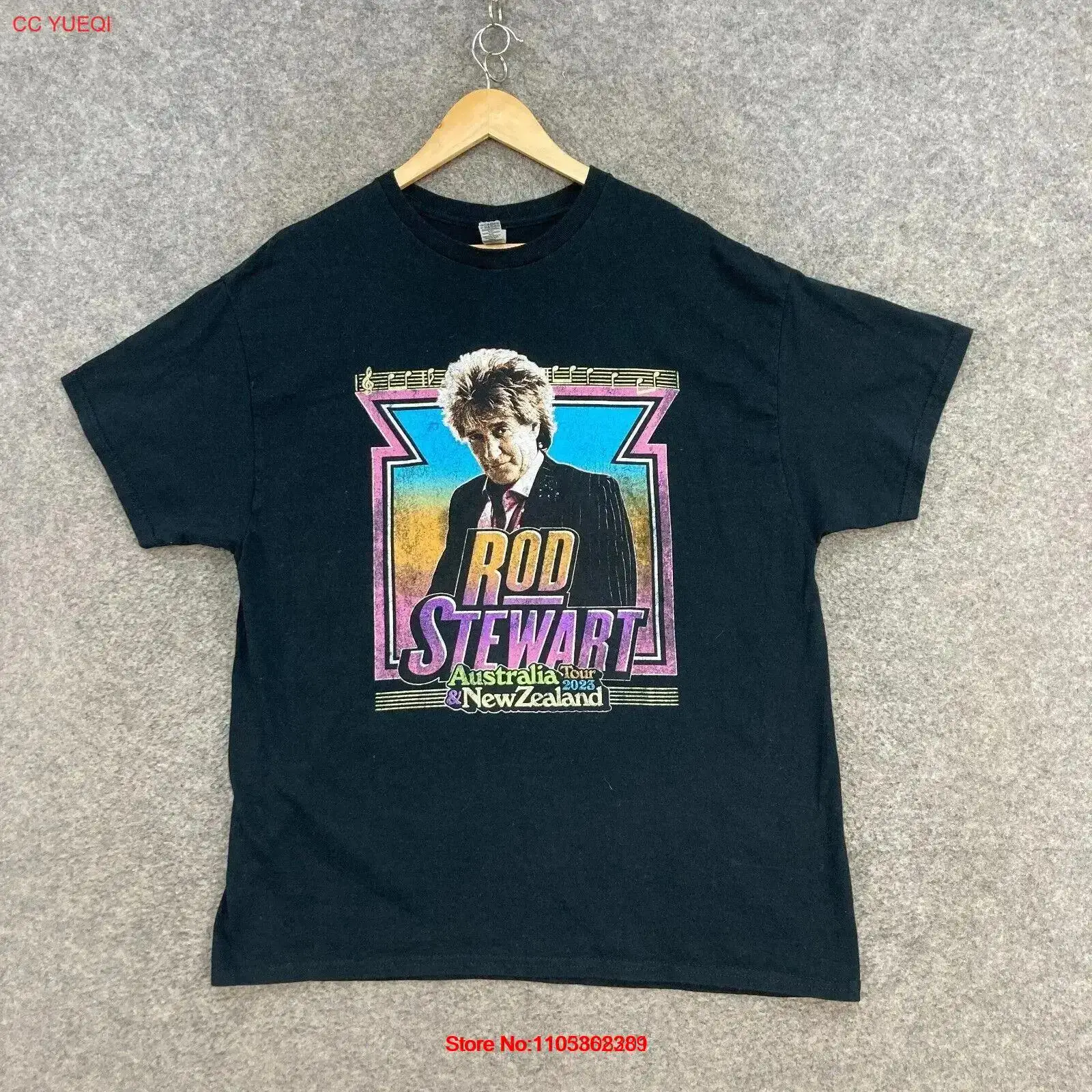 Vintage Fashion Nz - Rod Stewart Music Tour T Shirt