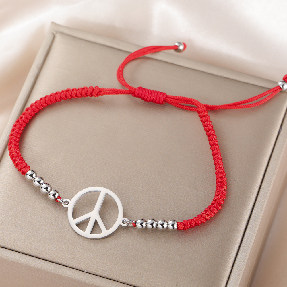 Vintage Fashion Labels - Dawapara Peace Sign Bracelet Anklet for