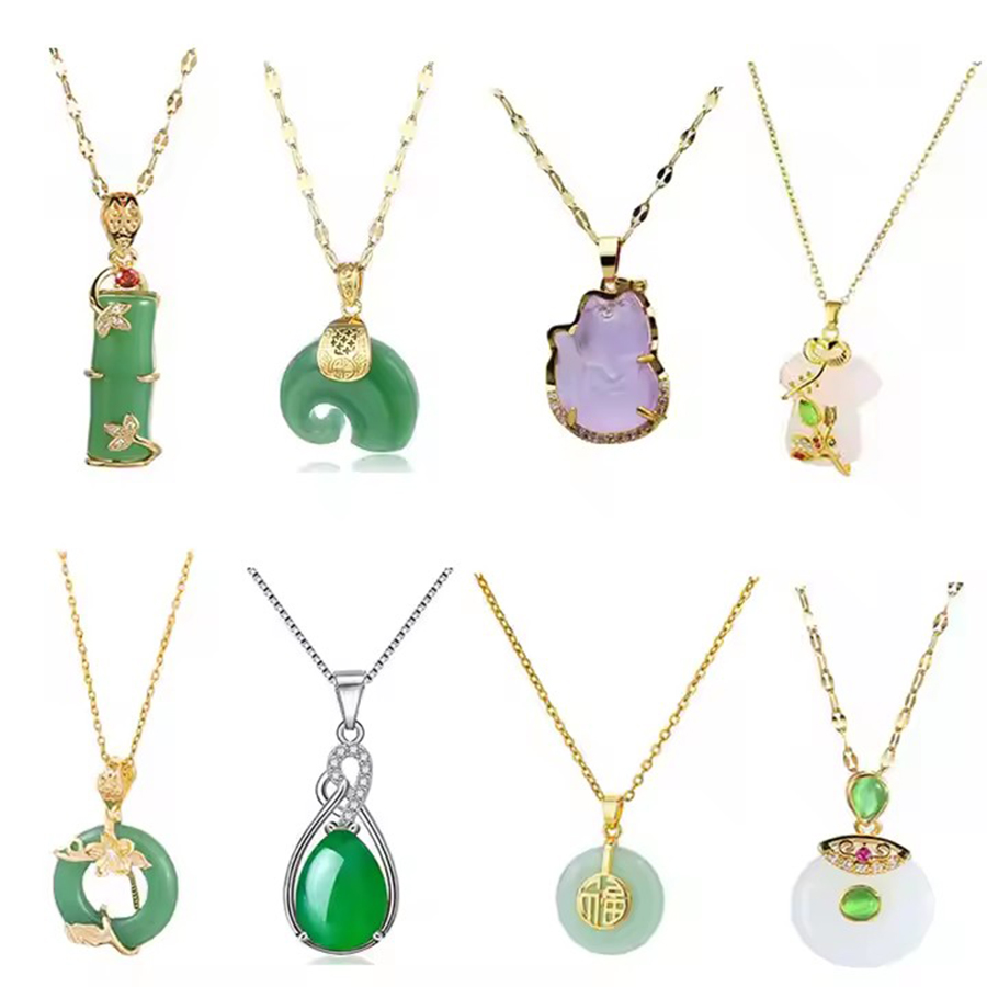 Vintage Fashion Wholesale - wholesale fashion jade pendant jewelry vintage