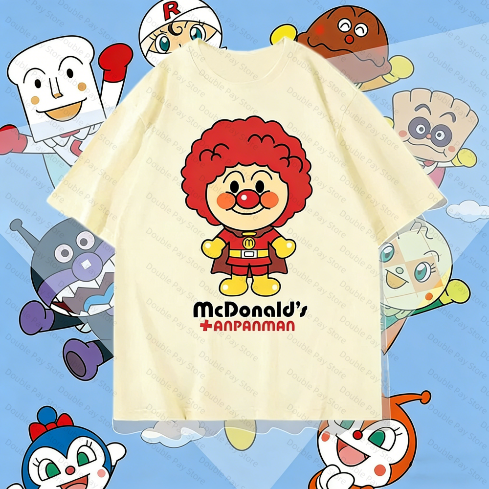 Vintage Fashion In Japan - Trendy Vintage Anpanman T-Shirt Harajuku Style