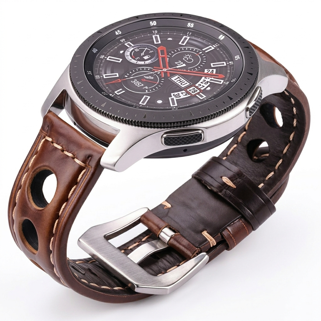 Vintage Fashion Labels - 4 Color Cowhide Watch Strap Vintage