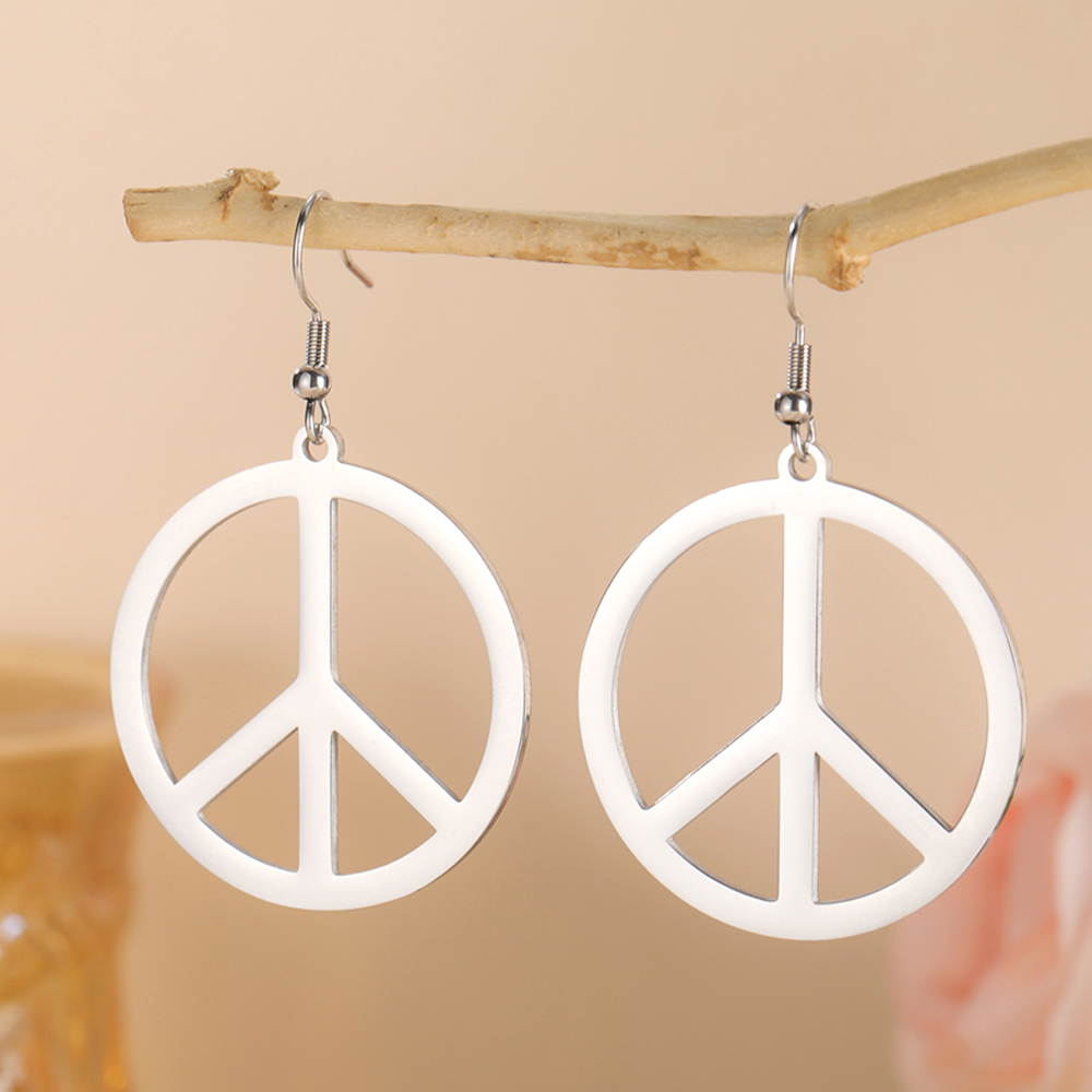 Stainless Steel Peace Sign Sym - Vintage Fashion Labels recensie en prijs