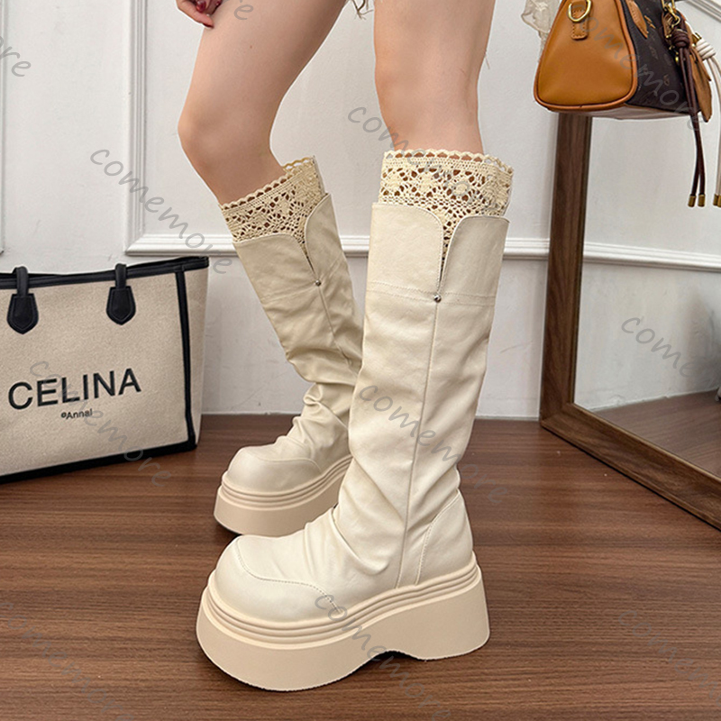 Comemore Gothic Lace Platform  - Vintage Fashion Heels recensie en prijs