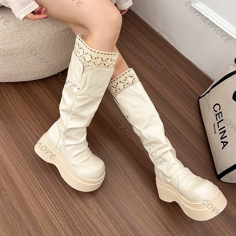 Comemore Gothic Lace Platform  - Vintage Fashion Heels recensie en prijs
