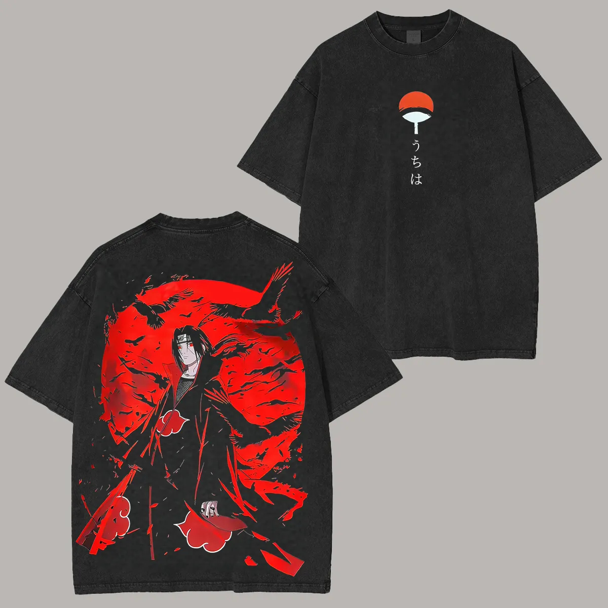 Naruto Itachi Uchiha Red Moon  - Vintage Fashion In Japan recensie en prijs