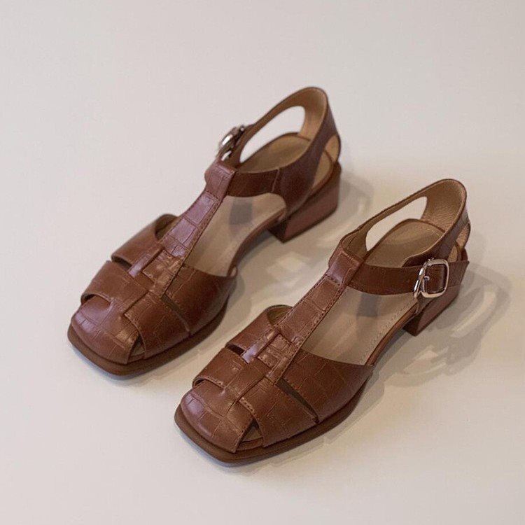 Women's Sandals Summer New Fas - Vintage Fashion Heels recensie en prijs