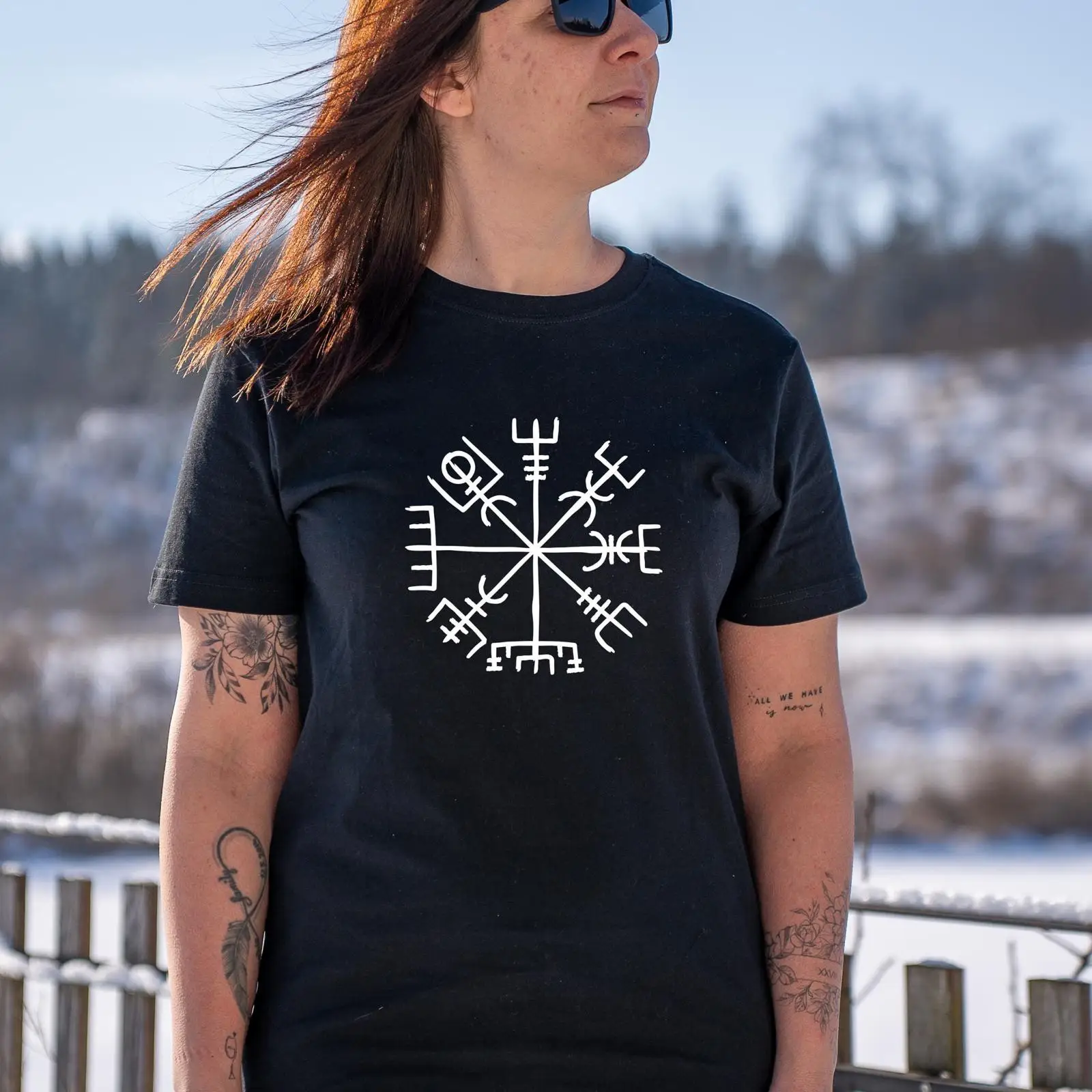 Vegvísir Nordic Rune Compass V - Vintage Fashion Faire recensie en prijs