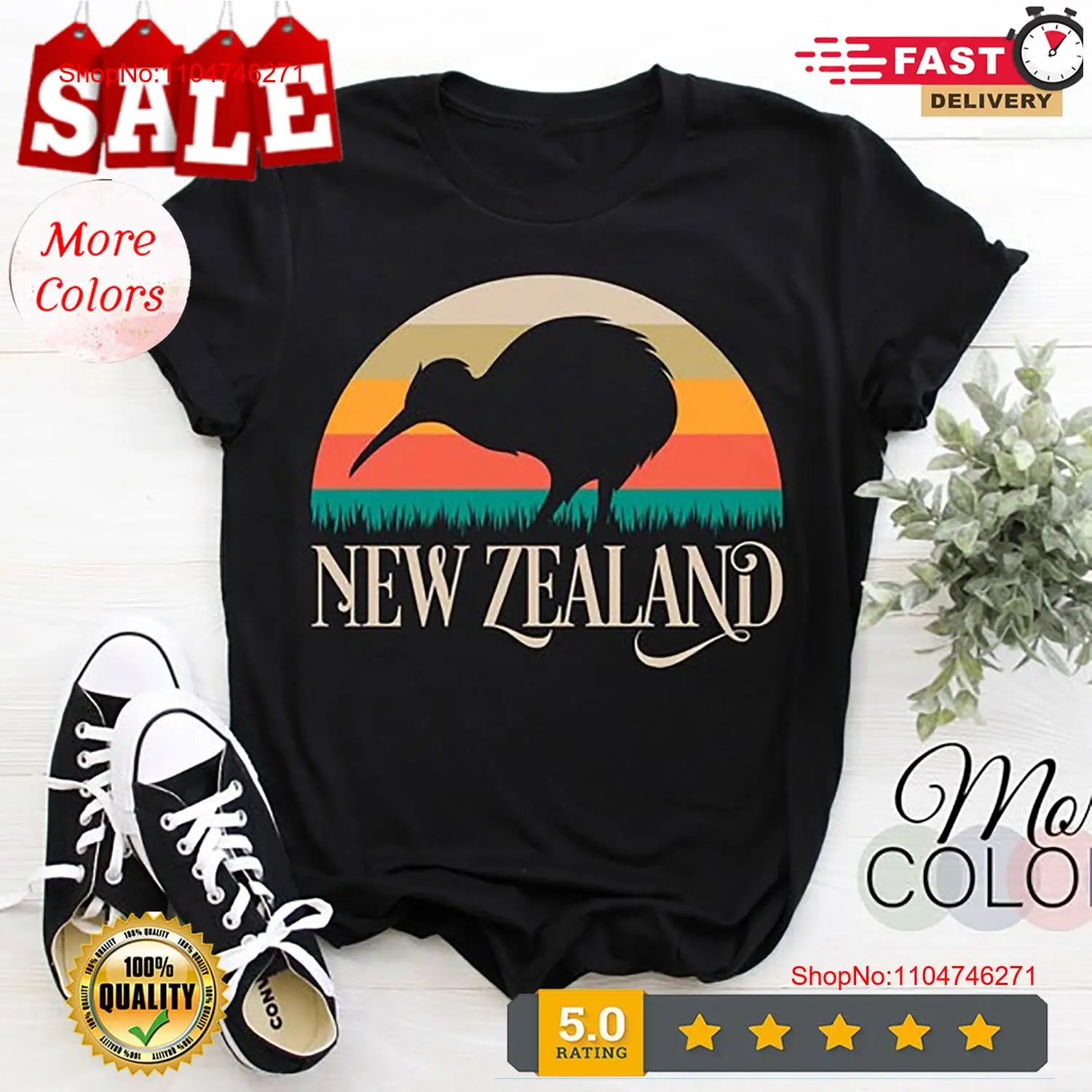 New Zealand Kiwi Vintage Bird  - Vintage Fashion Nz recensie en prijs