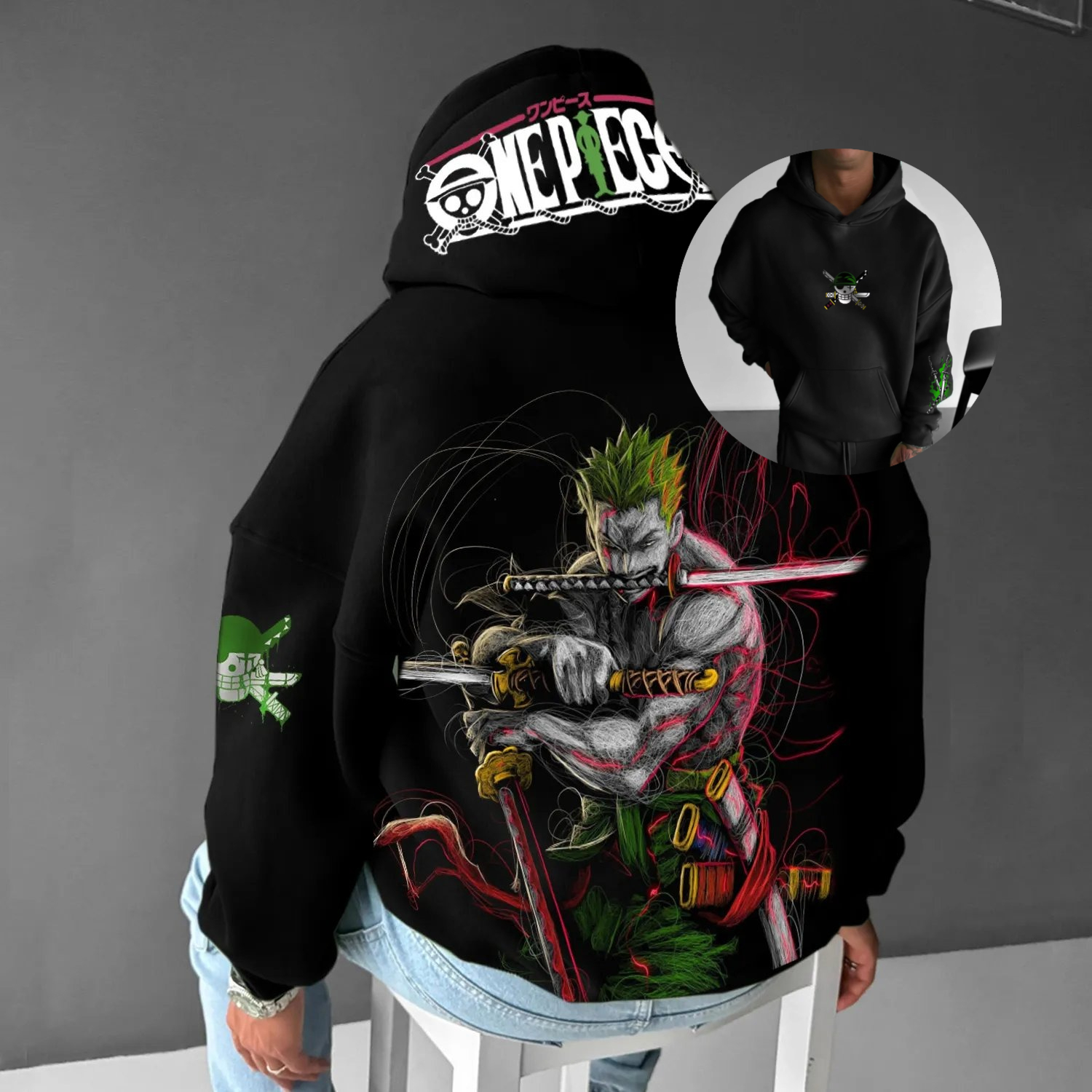 Anime One Piece Zoro Vintage O - Vintage Fashion In Japan recensie en prijs