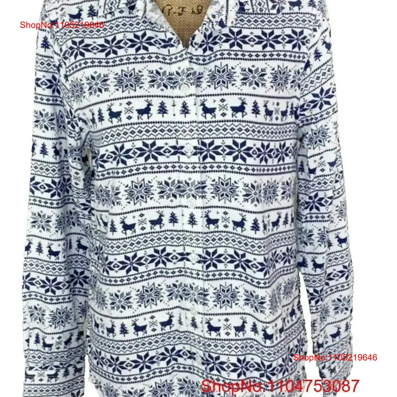 Lands End Fair Isle Flannel Bu - Vintage Fashion Faire recensie en prijs