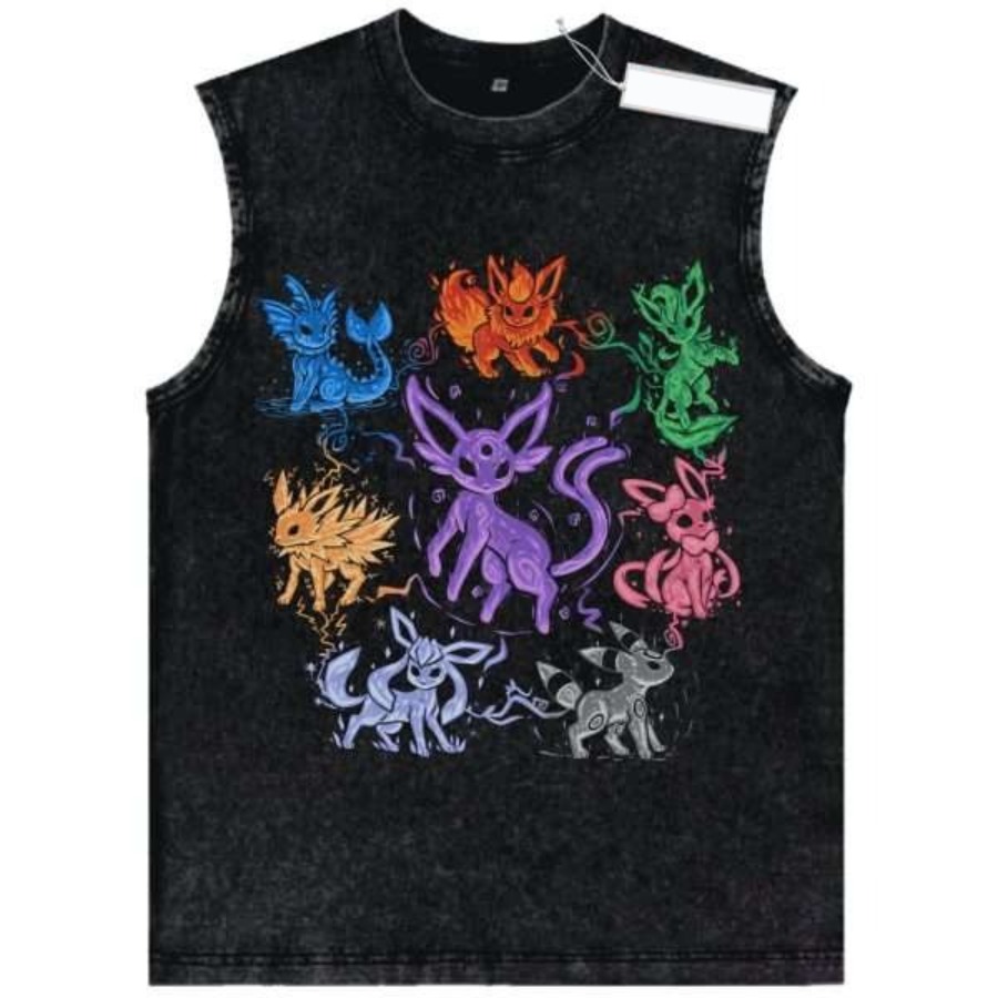 Vintage Washed Pokemon Charact - Vintage Fashion Tv recensie en prijs