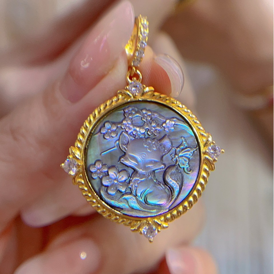 925 Sterling Silver Shell Came - Vintage Fashion Center recensie en prijs