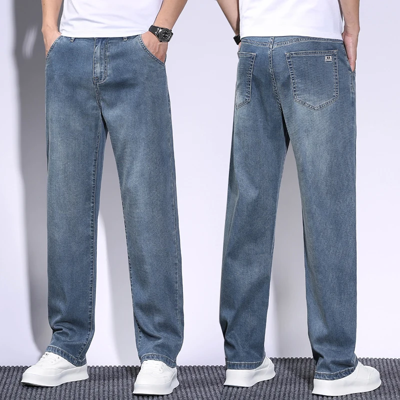 Soft Men's Lyocell Baggy Jeans - Vintage Fashion Korea recensie en prijs
