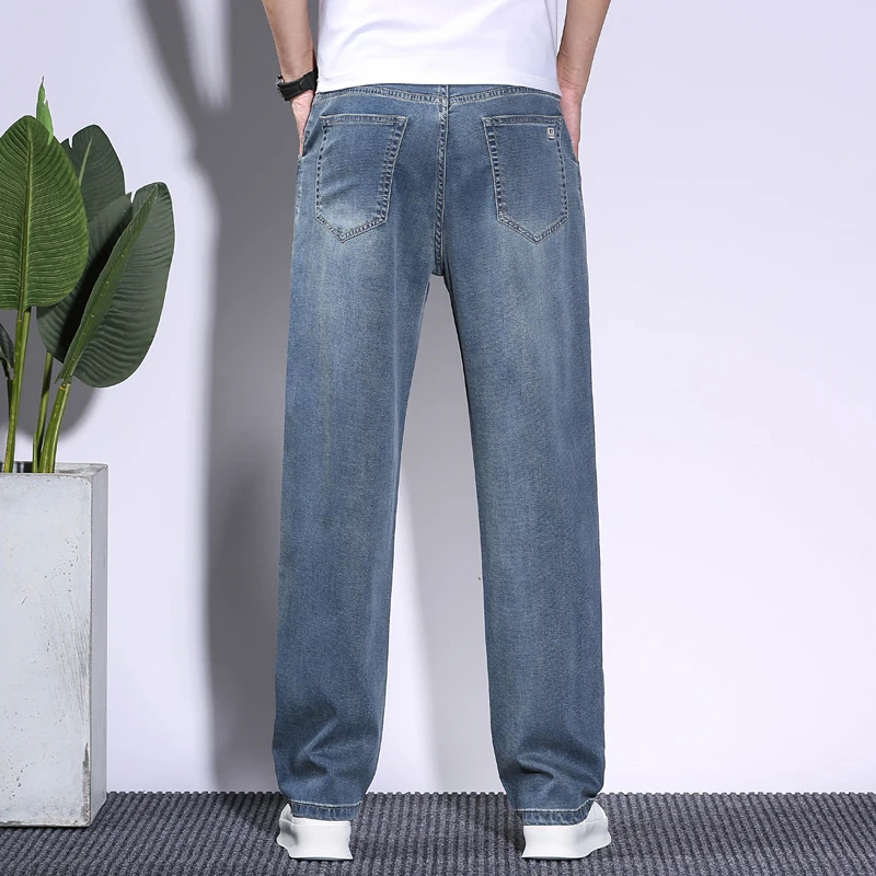 Soft Men's Lyocell Baggy Jeans - Vintage Fashion Korea recensie en prijs