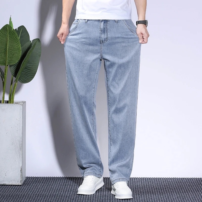 Soft Men's Lyocell Baggy Jeans - Vintage Fashion Korea recensie en prijs