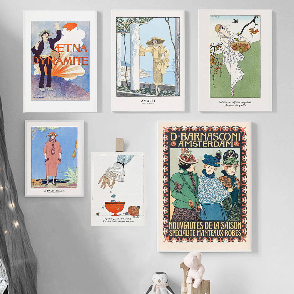 Popular Vintage Fashion French - Vintage Fashion Prints For Wall recensie en prijs