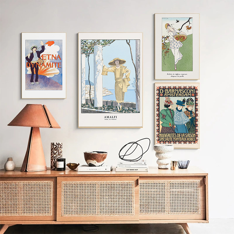 Popular Vintage Fashion French - Vintage Fashion Prints For Wall recensie en prijs
