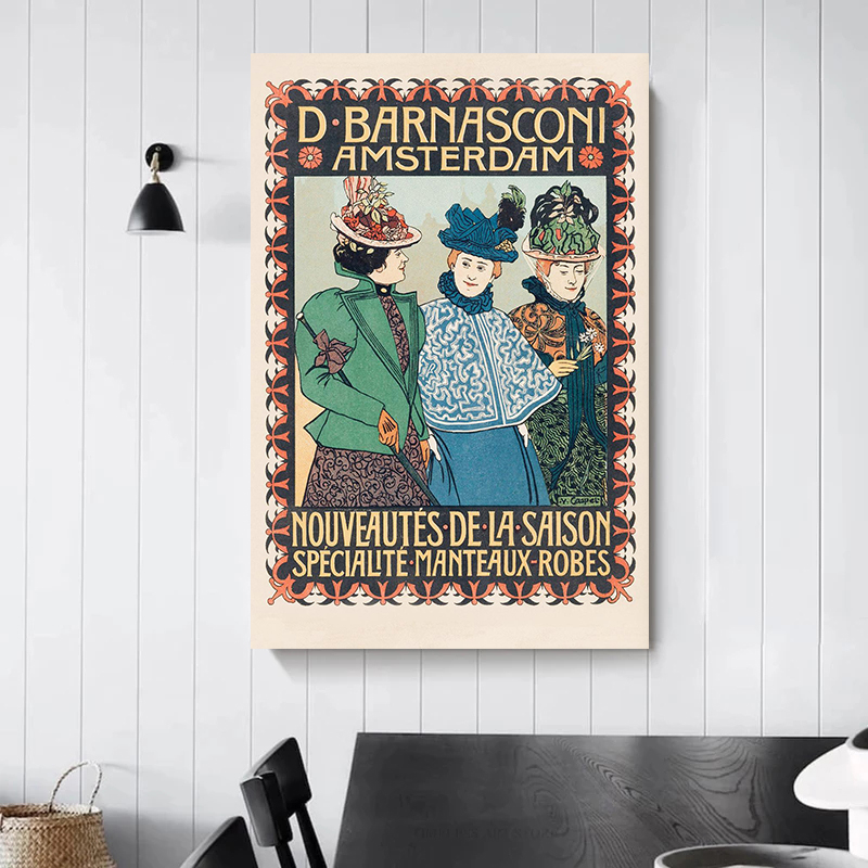 Popular Vintage Fashion French - Vintage Fashion Prints For Wall recensie en prijs