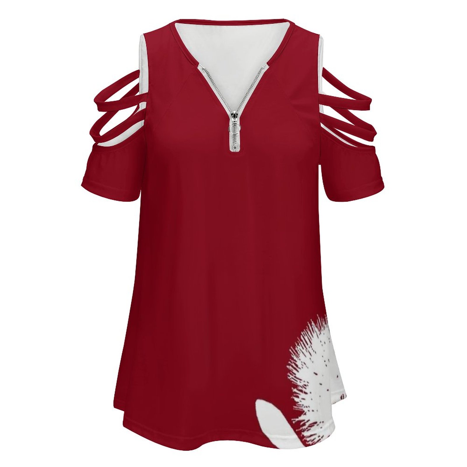 Pohutukawa-White On Red Women  - Vintage Fashion Nz recensie en prijs