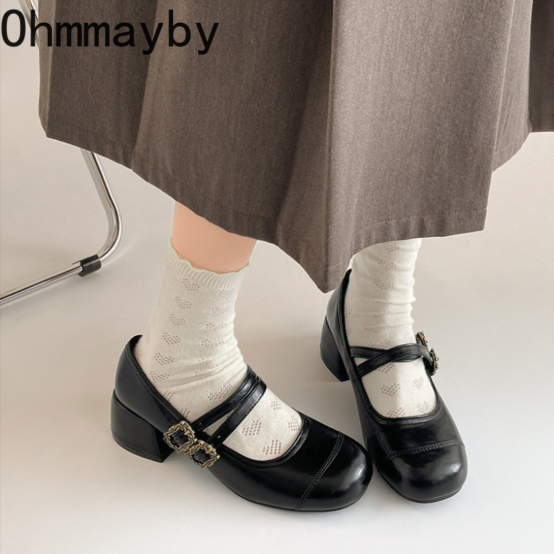 Vintage Thick Heel Women Mary  - Vintage Outdoor Fashion recensie en prijs