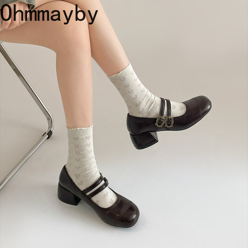 Vintage Thick Heel Women Mary  - Vintage Outdoor Fashion recensie en prijs