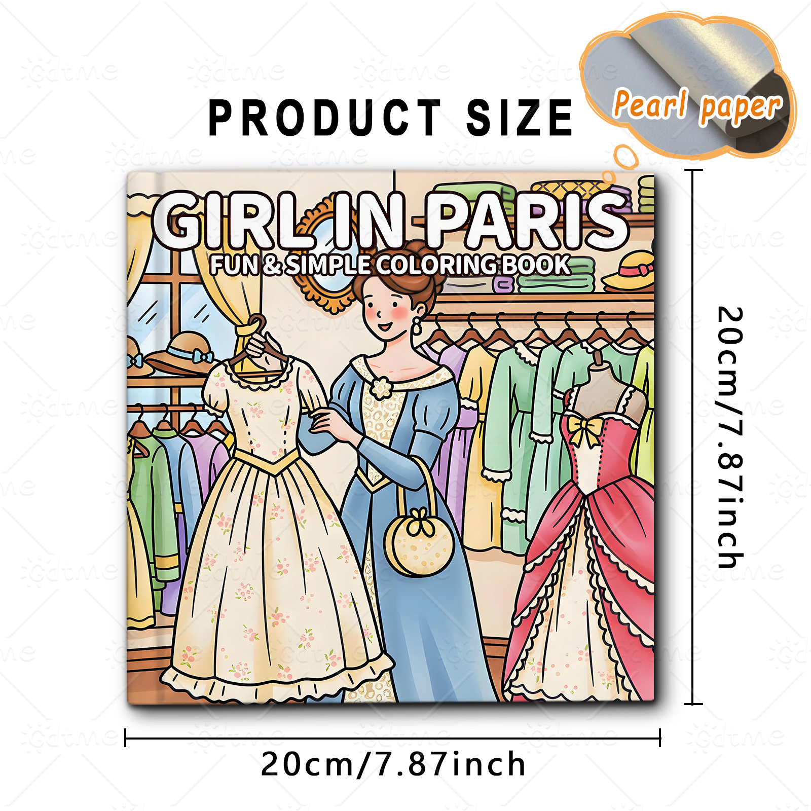 Paris Ladies Vintage Clothing  - Vintage Fashion Coloring Book recensie en prijs