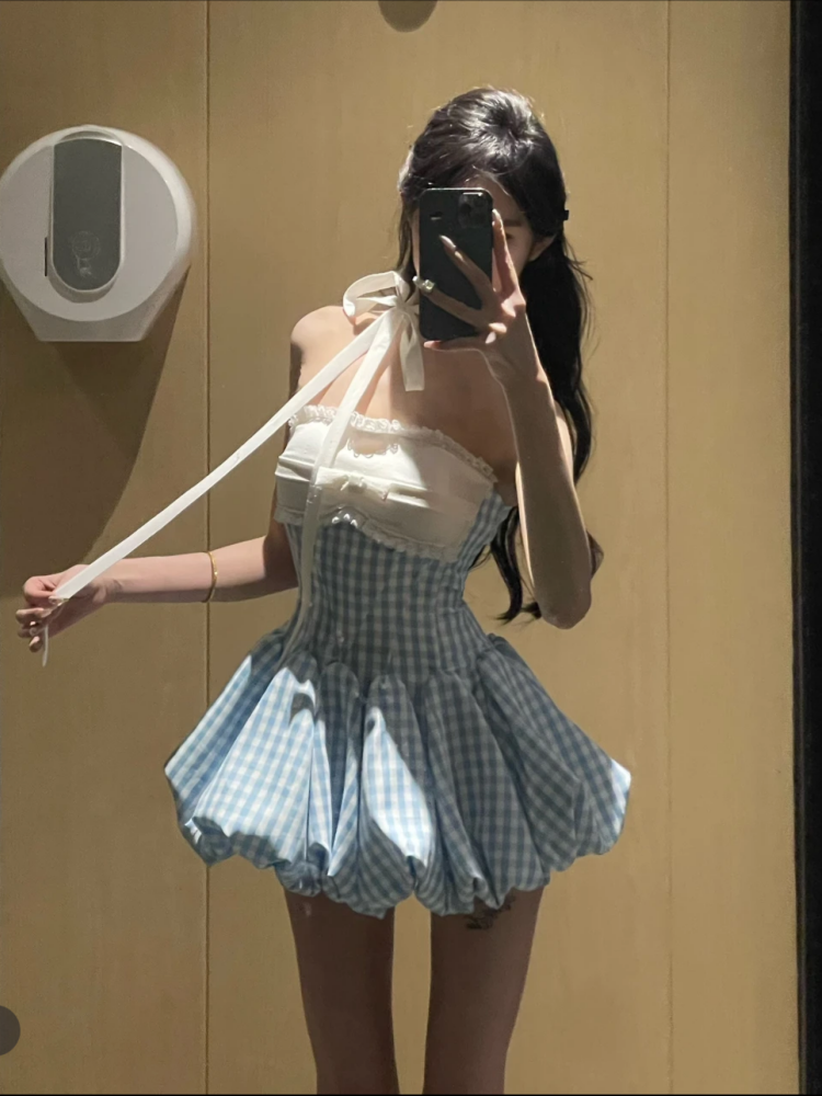 Korea Style Kawaii Retro Plaid - Vintage Fashion Korea recensie en prijs