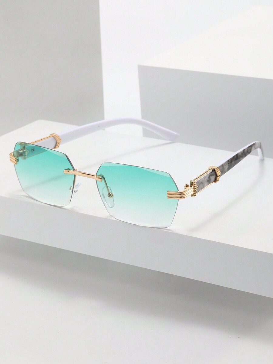 1pc Frameless Rectangular Men' - Vintage Fashion Style Men recensie en prijs