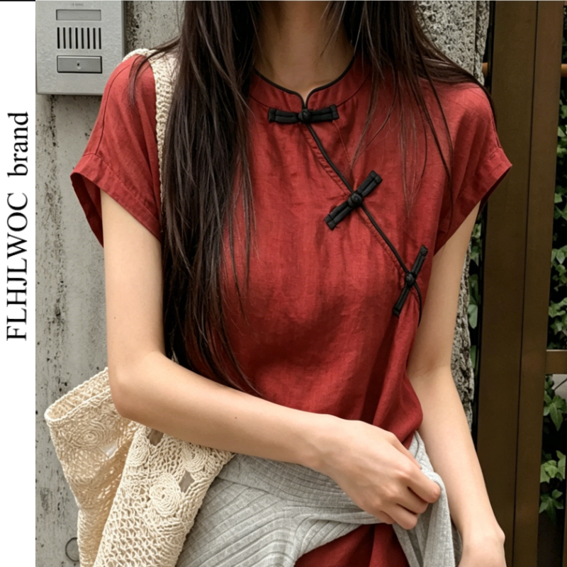 Cotton Linen Tops Blouses Fash - Vintage Fashion In Japan recensie en prijs