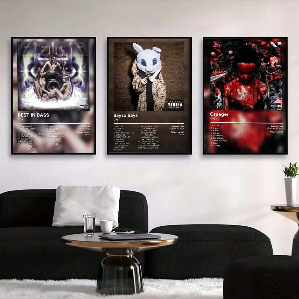 C-che Album Cover Painting Cal - Vintage Fashion Prints For Wall recensie en prijs