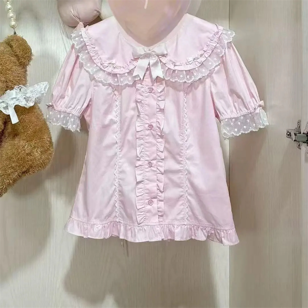 Ruffles Blouses Spring Summer  - Vintage Fashion In Japan recensie en prijs