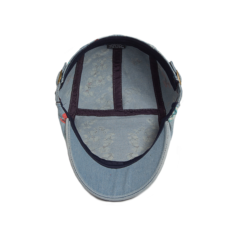 New Vintage Print Denim Beret  - Vintage Fashion Nz recensie en prijs