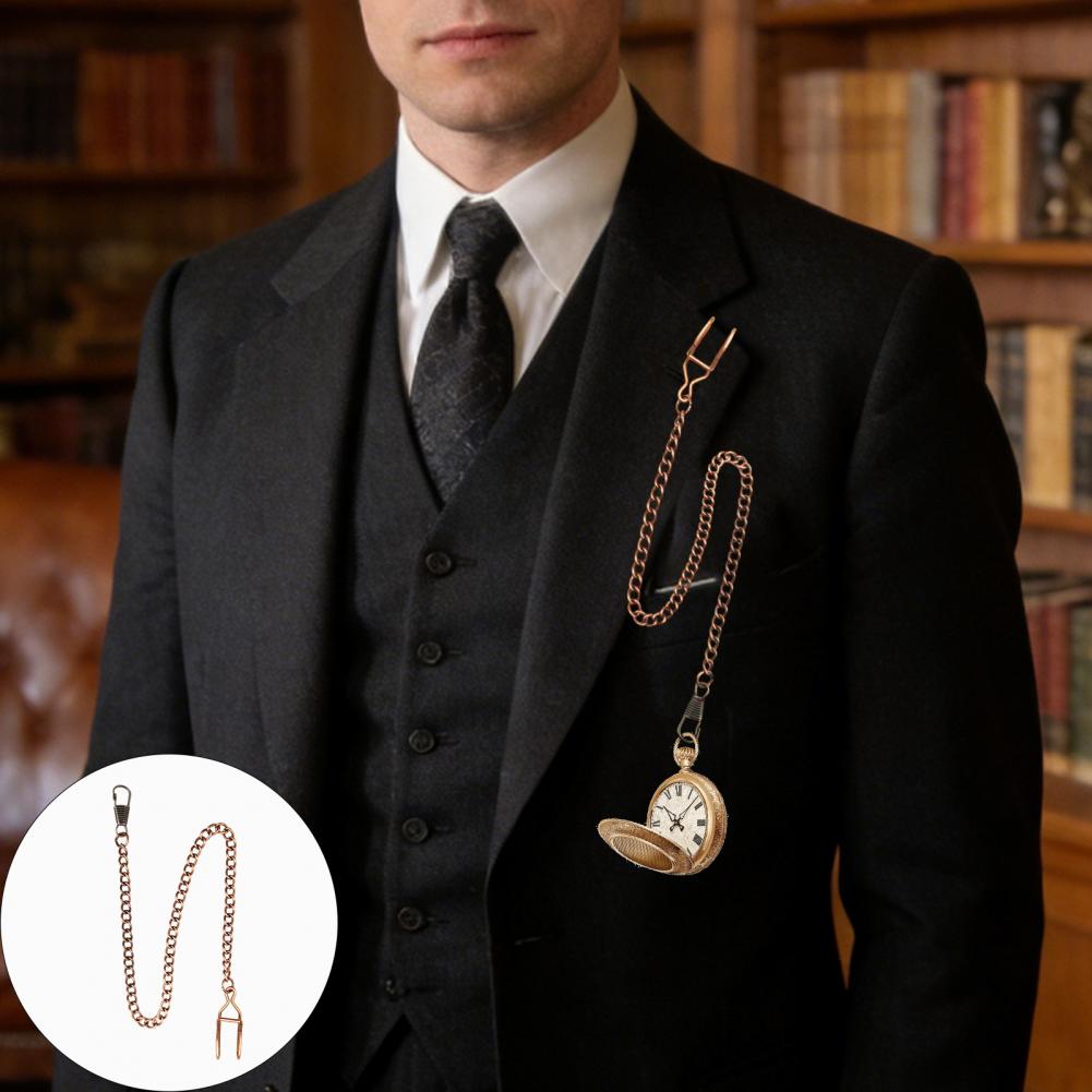 2Pcs Men Pocket Watch Chain Li - Vintage Fashion Labels recensie en prijs