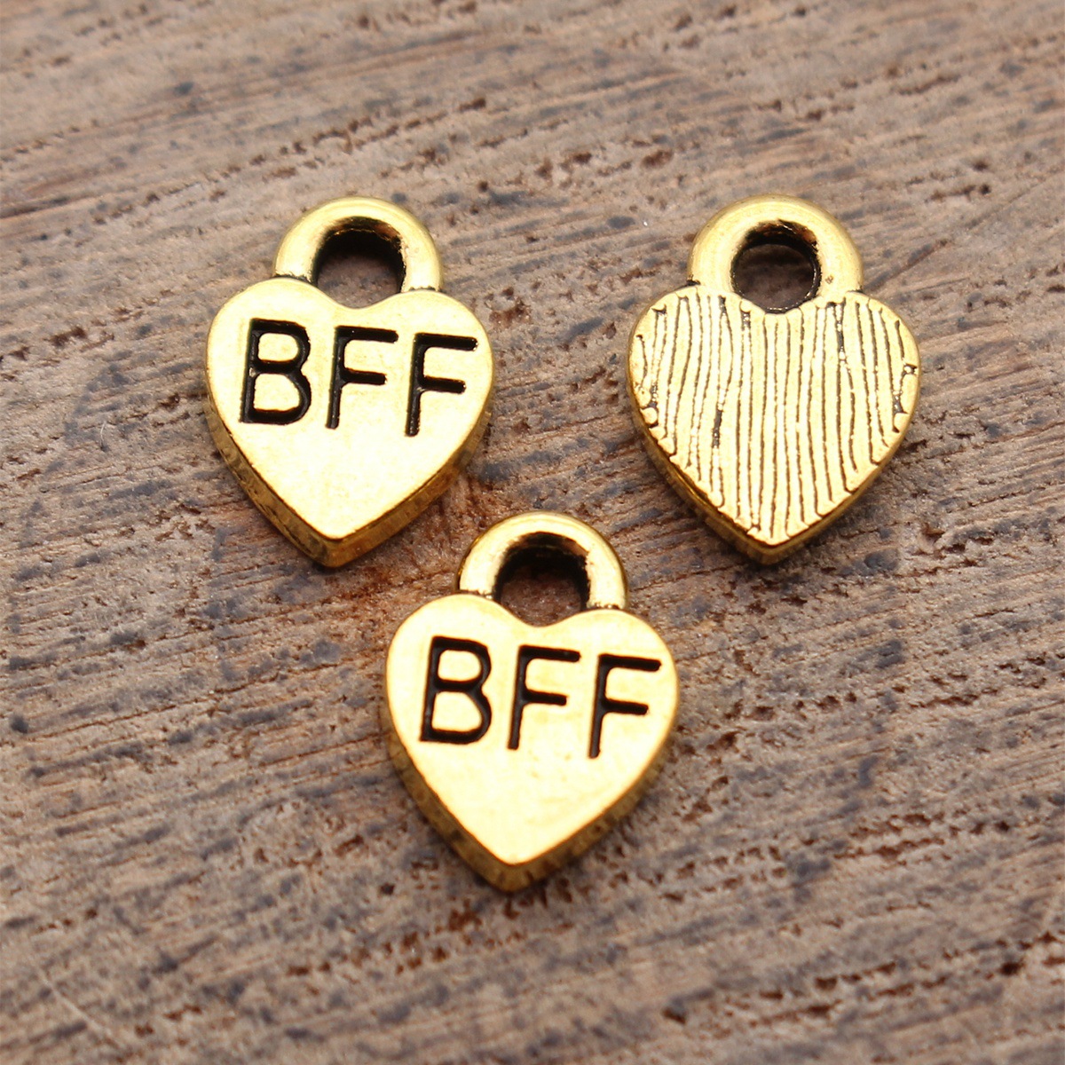 40pcs 9.3x7mm Antique Gold Col - Vintage Fashion Labels recensie en prijs