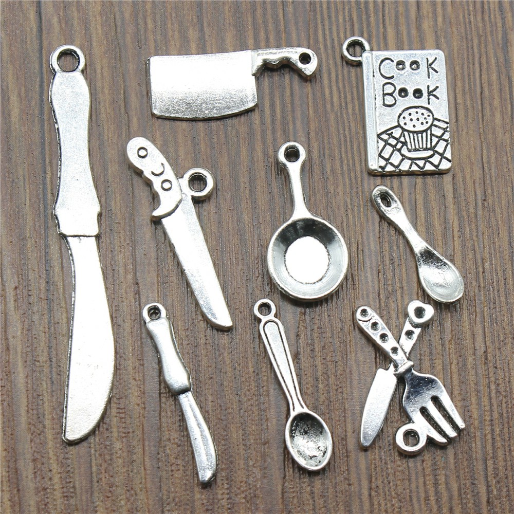20pcs Kitchenware Charms Antiq - Vintage Fashion Coloring Book recensie en prijs