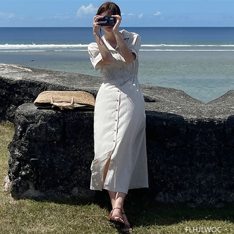 Cotton Linen Feminine Vestidos - Vintage Fashion Korea recensie en prijs