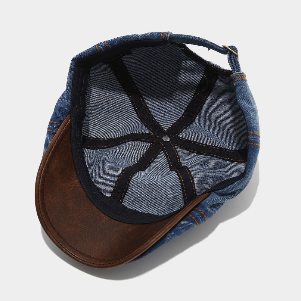 Fashion Washed Denim Beret Hat - Vintage Fashion Hats recensie en prijs