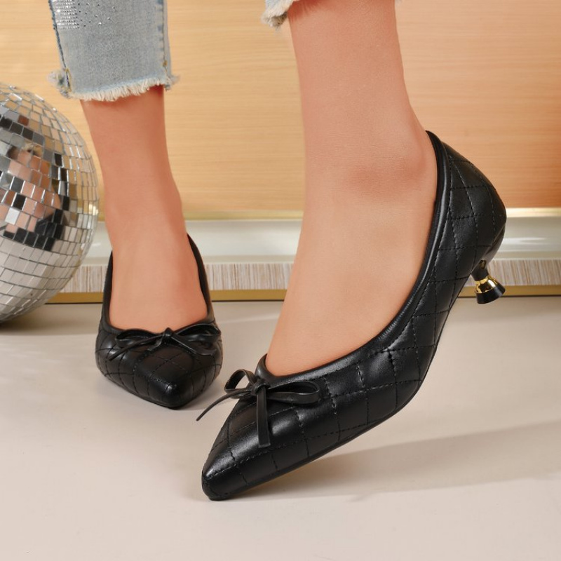 Vintage Women's Pointed Toe Bo - Vintage Fashion Heels recensie en prijs