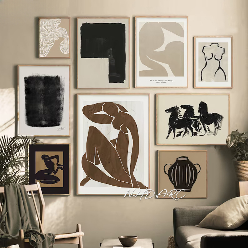 Scandinavian Minimalist Wall A - Vintage Fashion Prints For Wall recensie en prijs