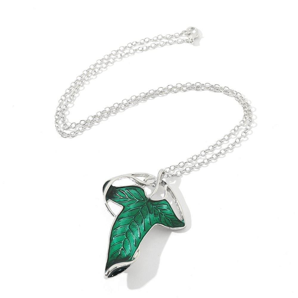 Vintage Green Leaf Pendant Nec - Vintage Fashion Tv recensie en prijs