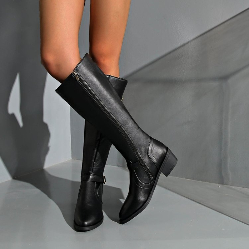 Women Knee High Boots Platform - Vintage Fashion Heels recensie en prijs