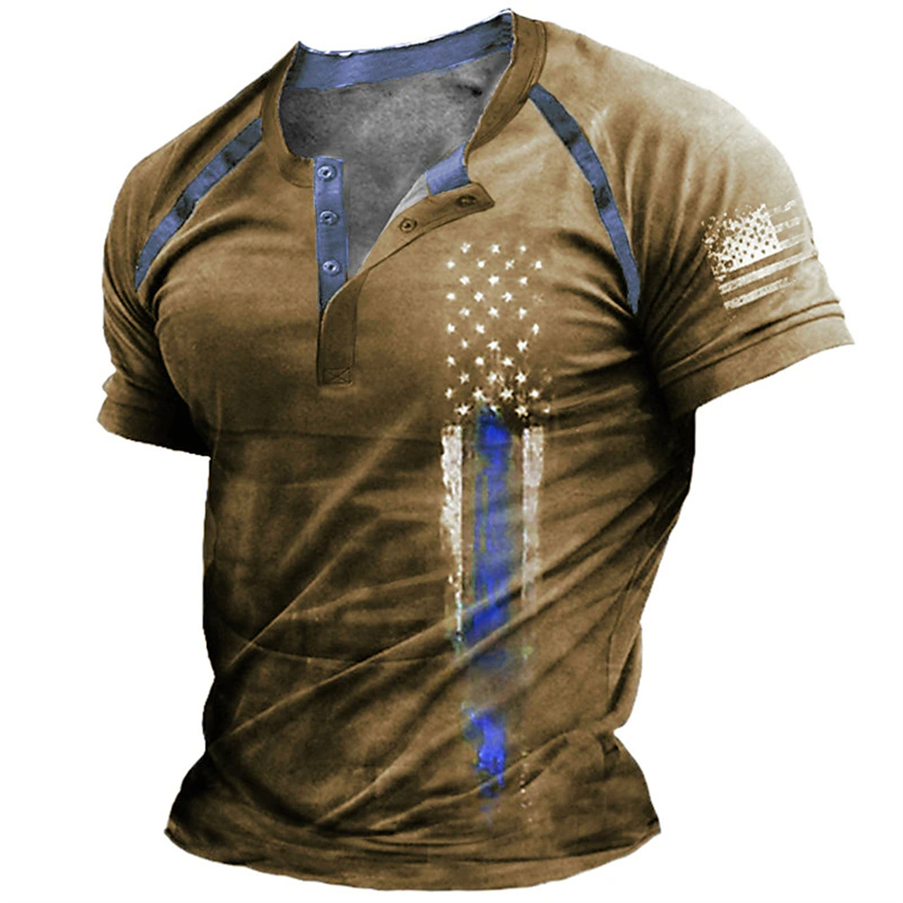 Funny 3D American Flag Print M - Vintage Fashion For Men recensie en prijs