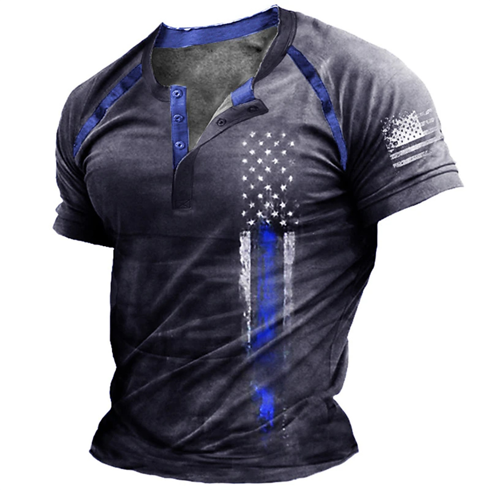Funny 3D American Flag Print M - Vintage Fashion For Men recensie en prijs