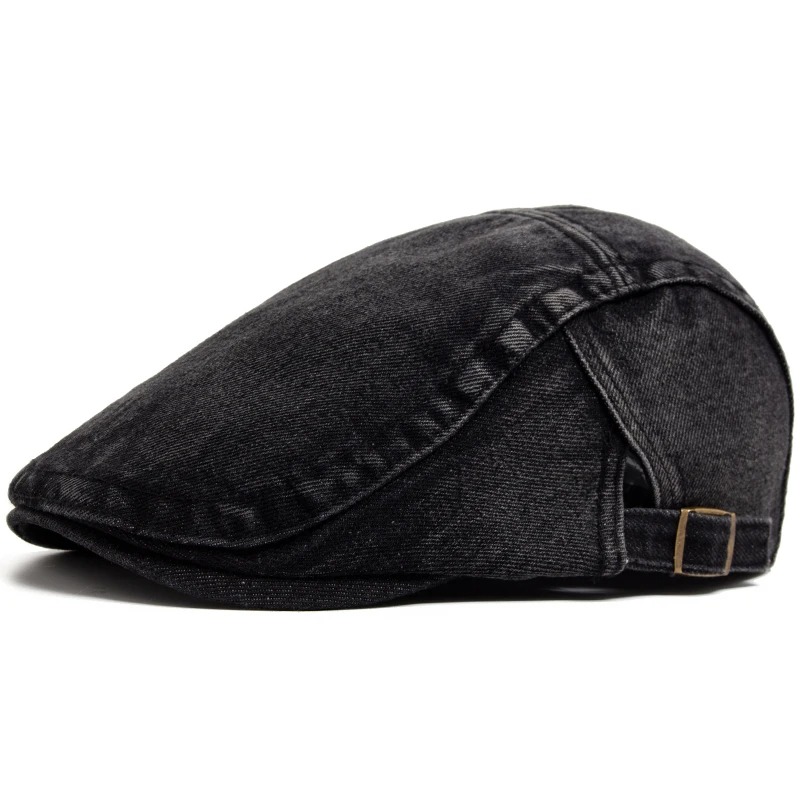 New Denim Cotton Beret Men Vin - Vintage Fashion Nz recensie en prijs