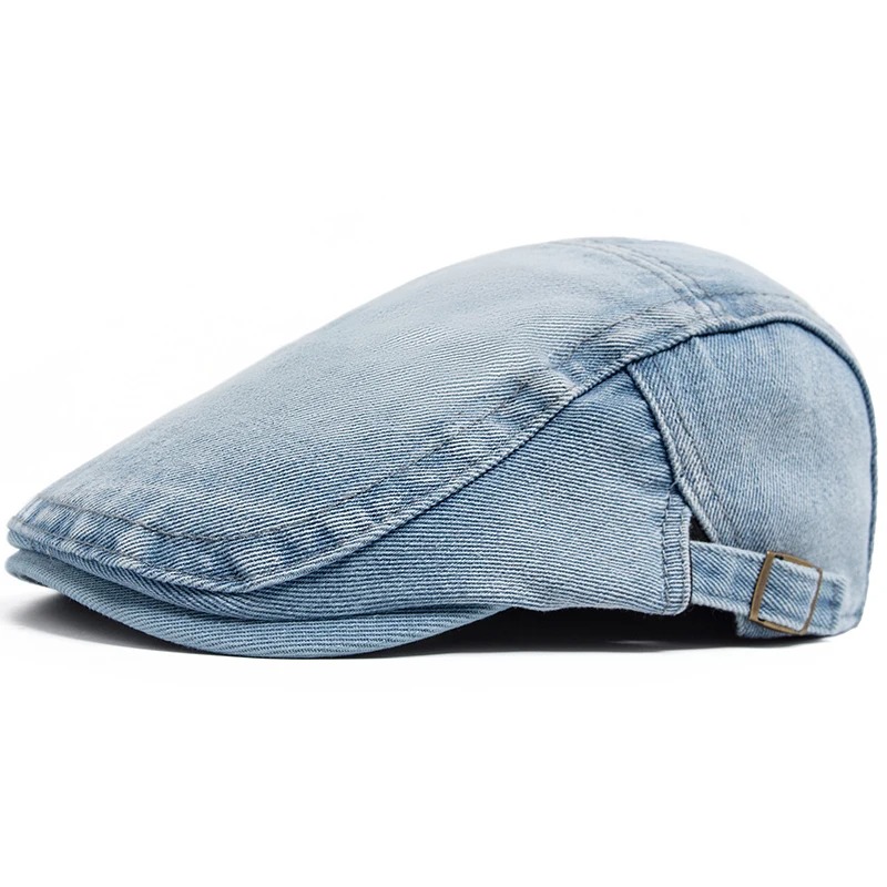 New Denim Cotton Beret Men Vin - Vintage Fashion Nz recensie en prijs