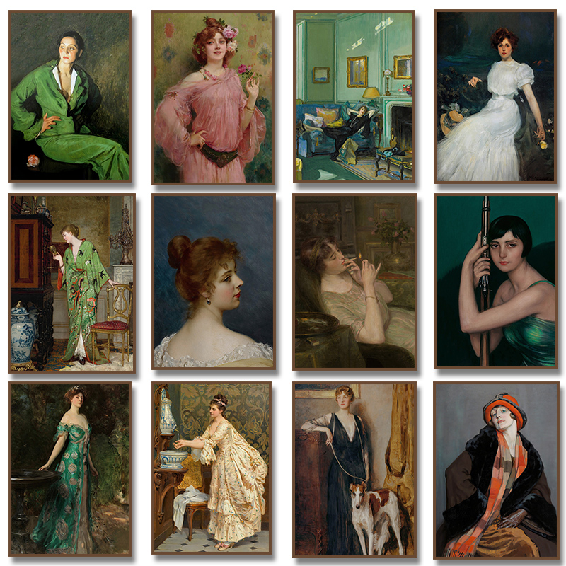 Renaissance Women Portrait Pos - Vintage Fashion Prints For Wall recensie en prijs