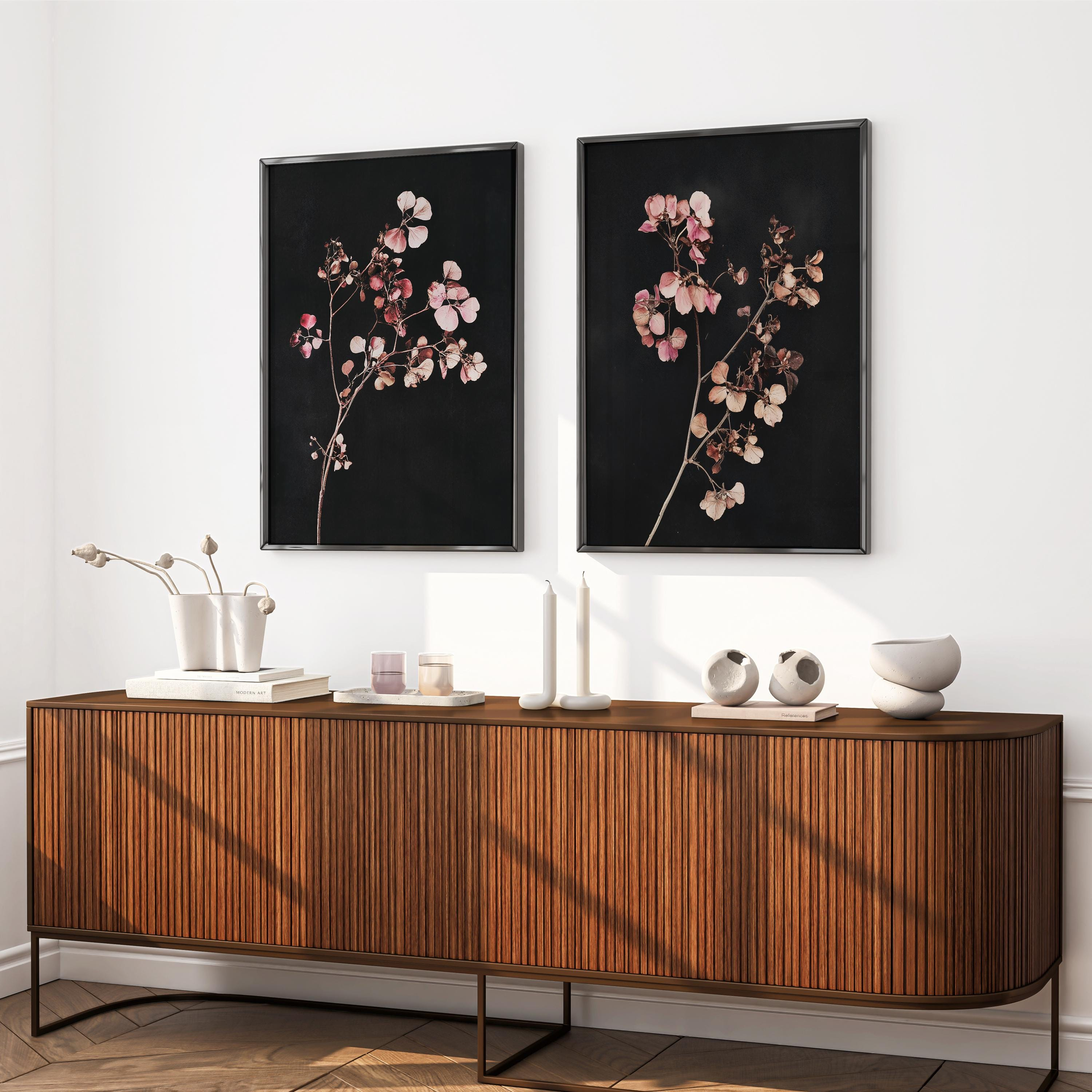 2pcs Vintage Dark Floral Aesth - Vintage Fashion Prints For Wall recensie en prijs