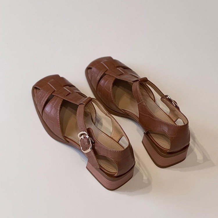 Women's Sandals Summer New Fas - Vintage Fashion Heels recensie en prijs