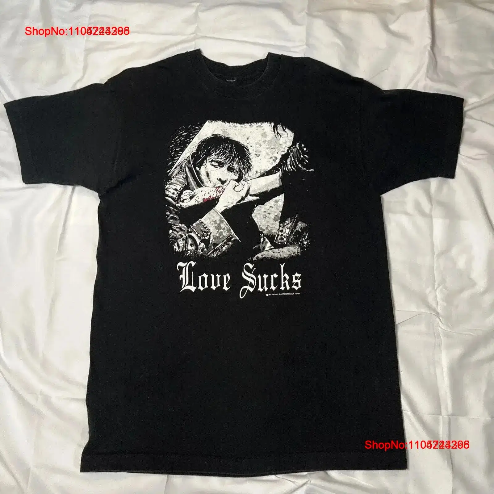 Vintage 90s Love Sucks Vampire - Vintage Fashion Victim Shirt recensie en prijs